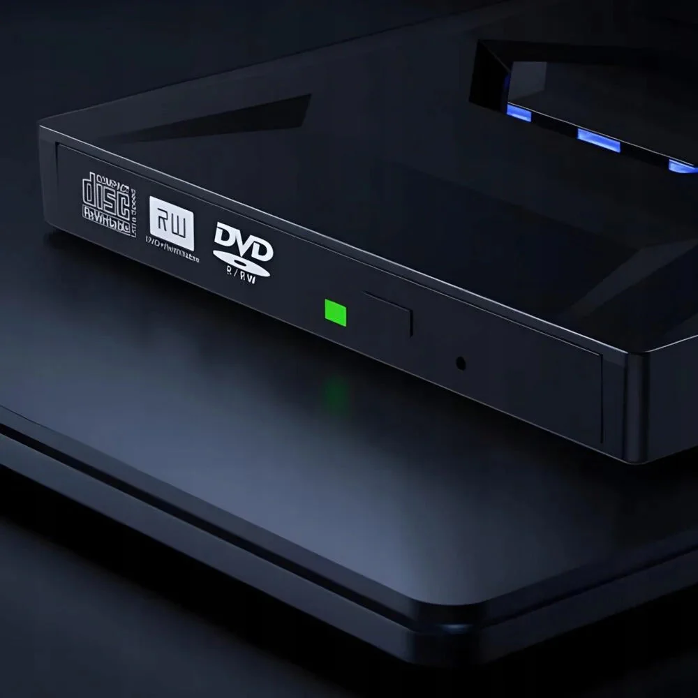 7-in-1 external DVD player - portable CD/DVD-RW author with high-speed data transfer - Image 4