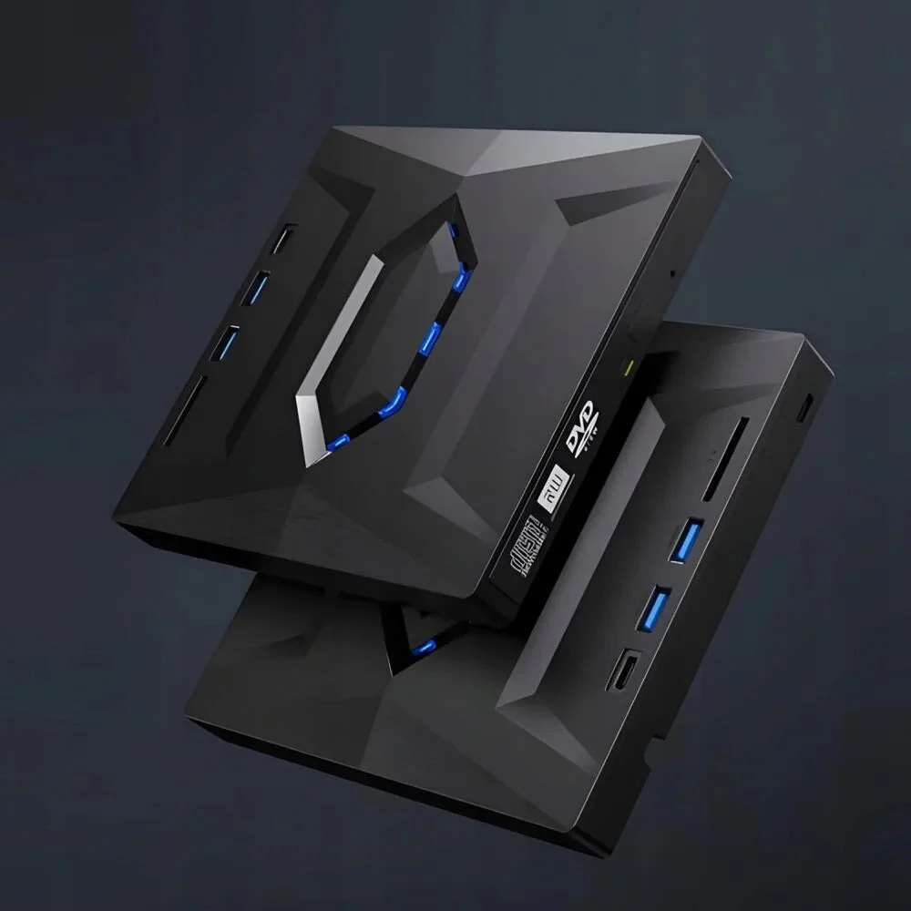 7-in-1 external DVD player - portable CD/DVD-RW author with high-speed data transfer - Image 5