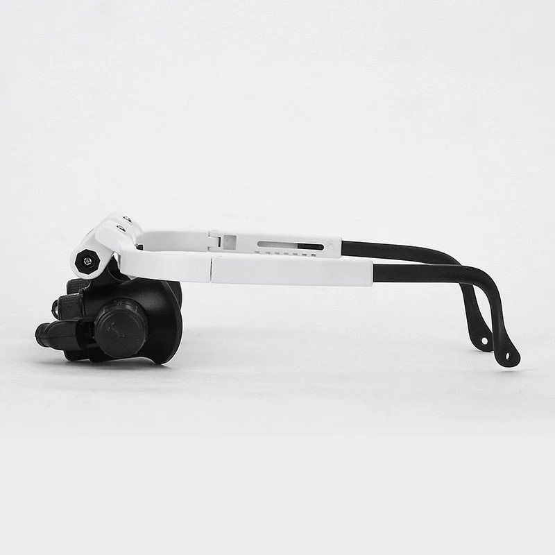 Adjustable LED magnifying glasses with 8x, 15x and 23x magnification for hobbies and precision work - Image 4