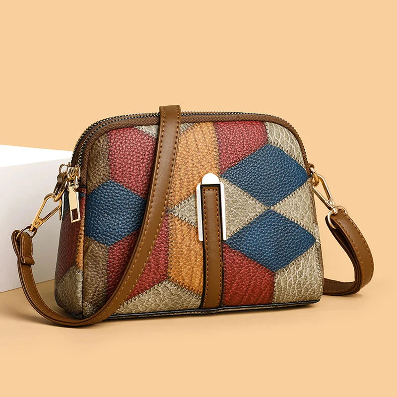 Amelia | Women’s Geometric Pattern Crossbody Bag - Image 3