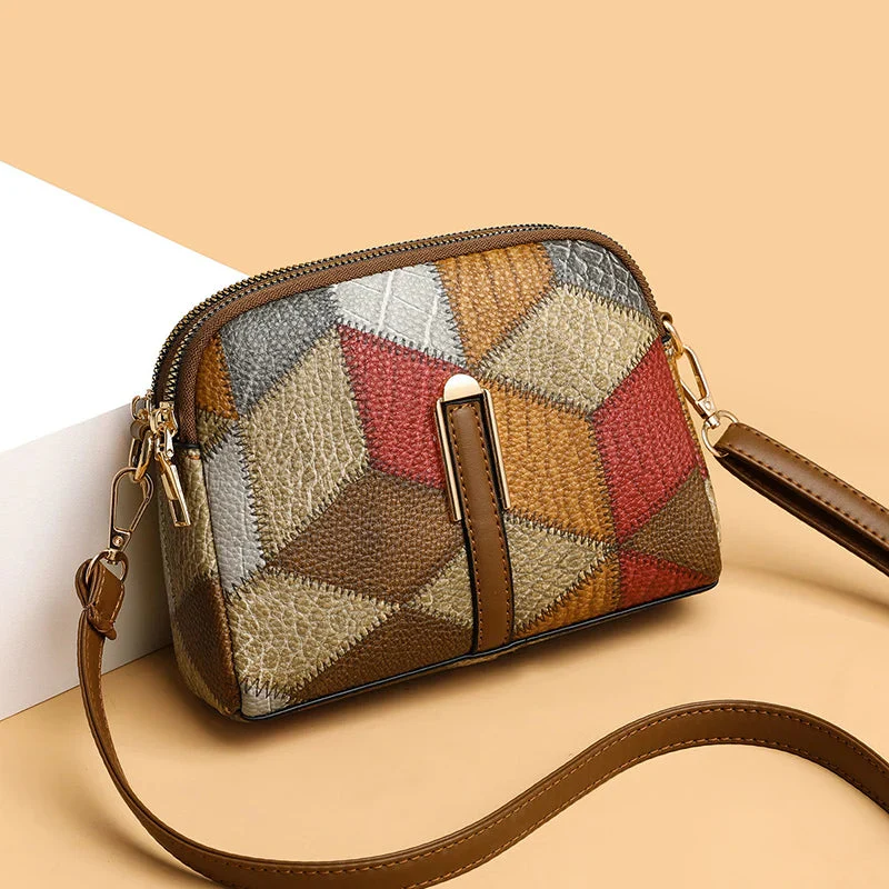 Amelia | Women’s Geometric Pattern Crossbody Bag - Image 4