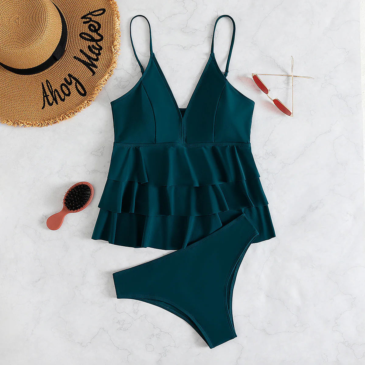 Avani - Elegant pleated swimsuit for women with a perfect fit