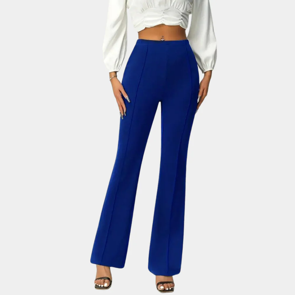 Ayla | Stretchy Flared Trouser - Image 3