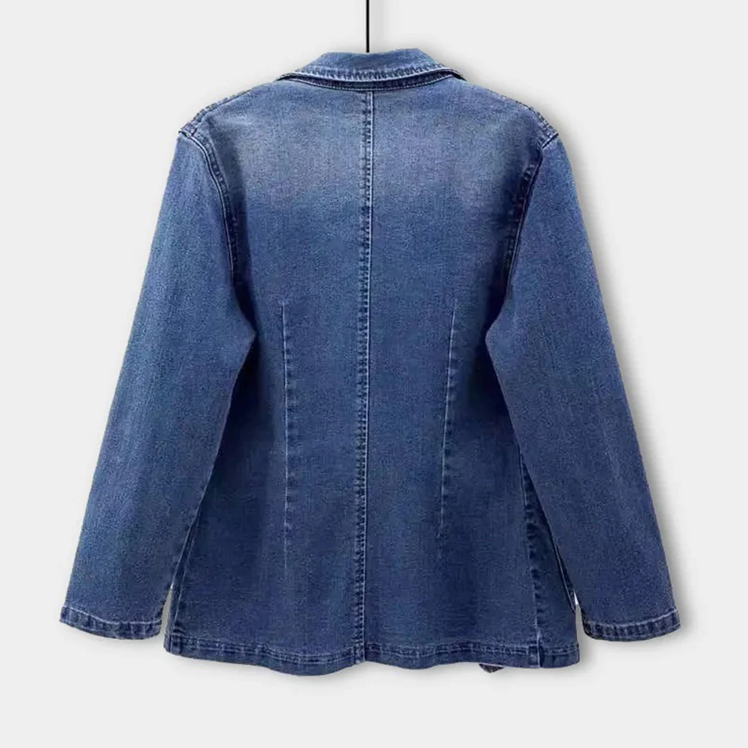 BLAKELY | Stylish Women's Denim Blazer - Image 2