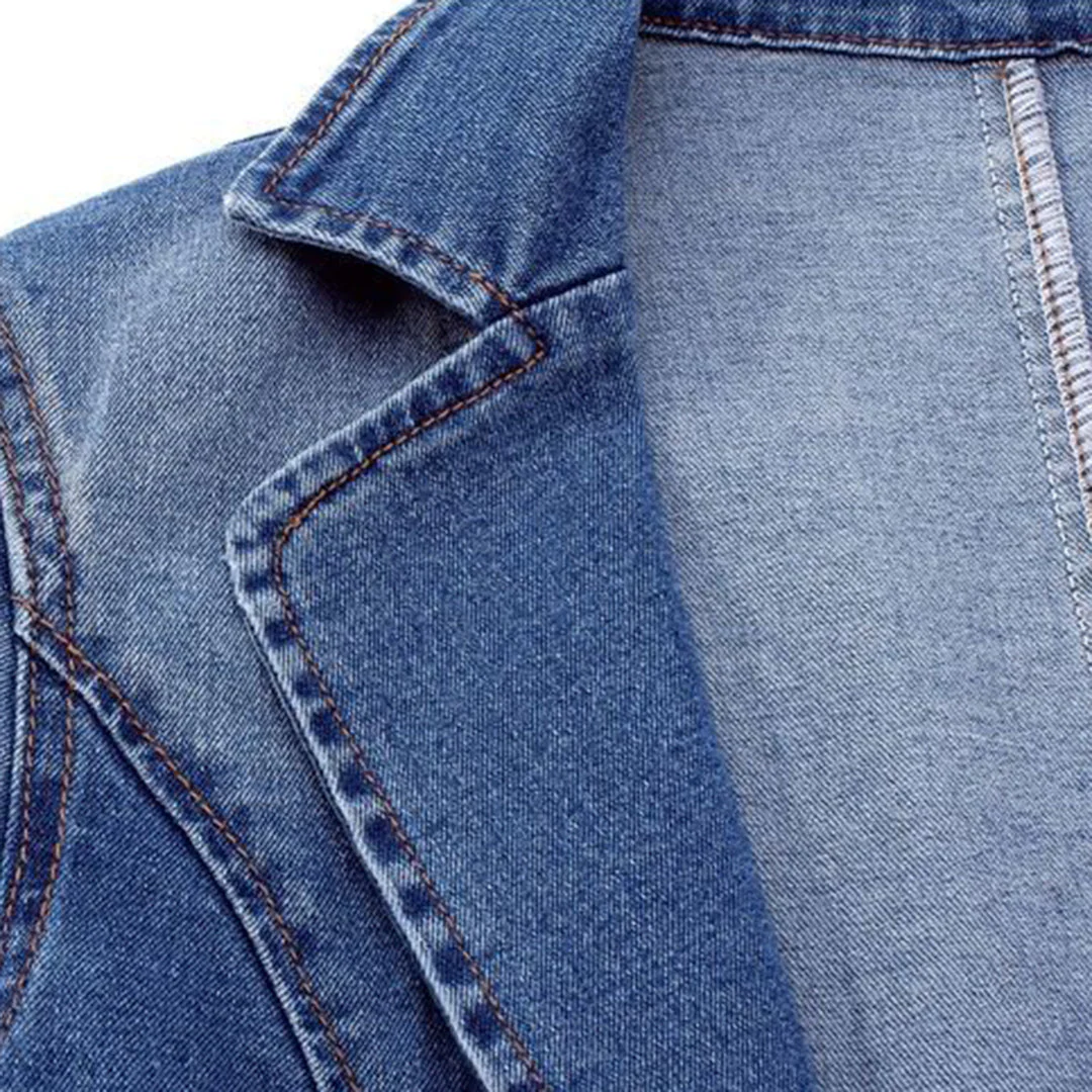 BLAKELY | Stylish Women's Denim Blazer - Image 5