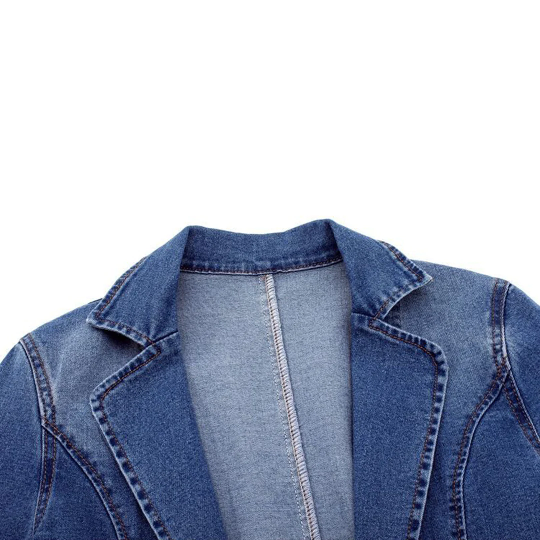 BLAKELY | Stylish Women's Denim Blazer - Image 6