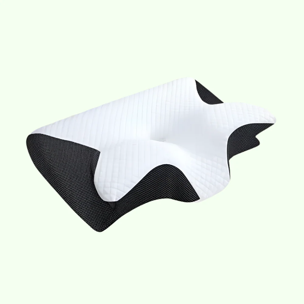 Butterfly Memory Foam Neck Pillow with Armrests for Side and Back Sleepers - Image 2