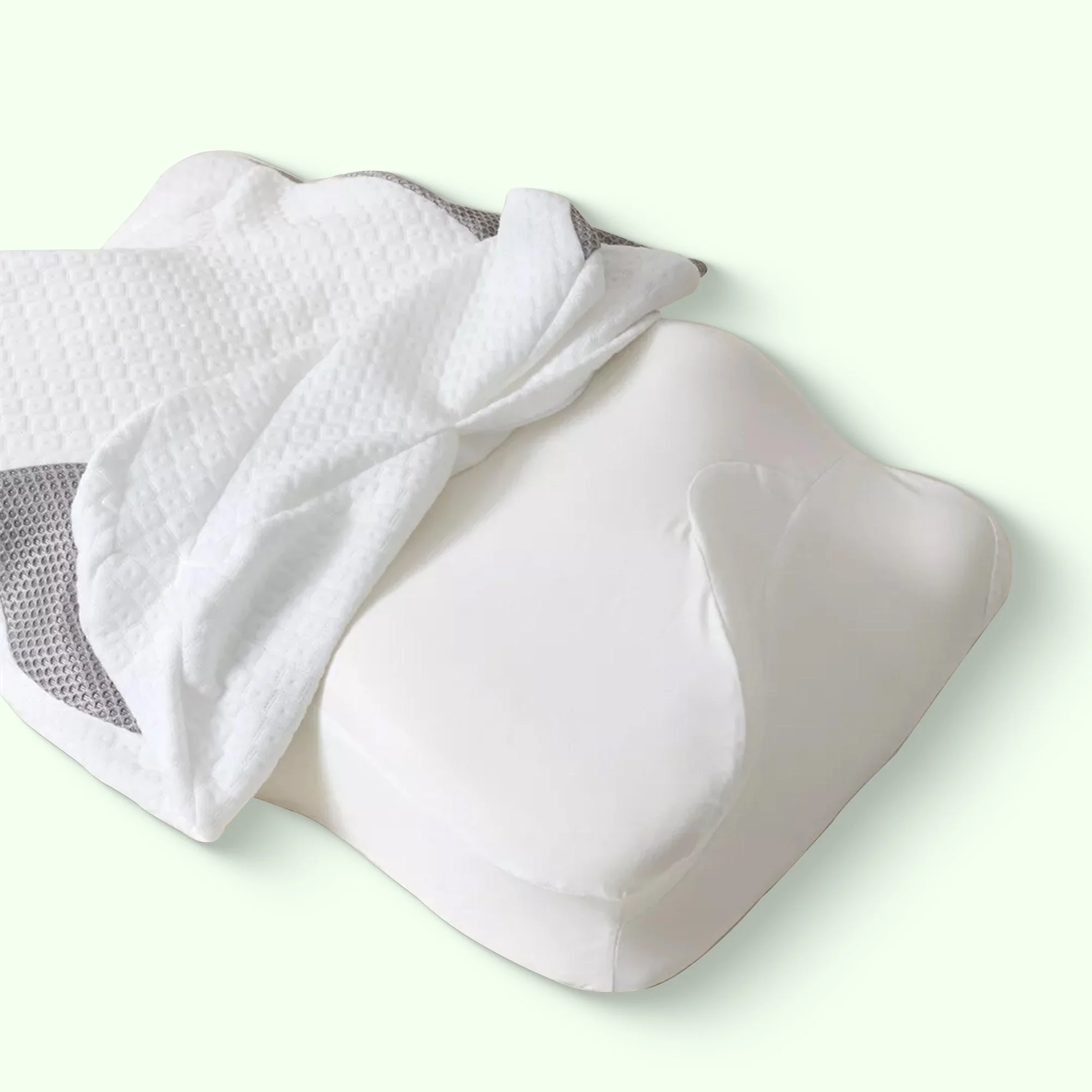 Butterfly Memory Foam Neck Pillow with Armrests for Side and Back Sleepers - Image 6