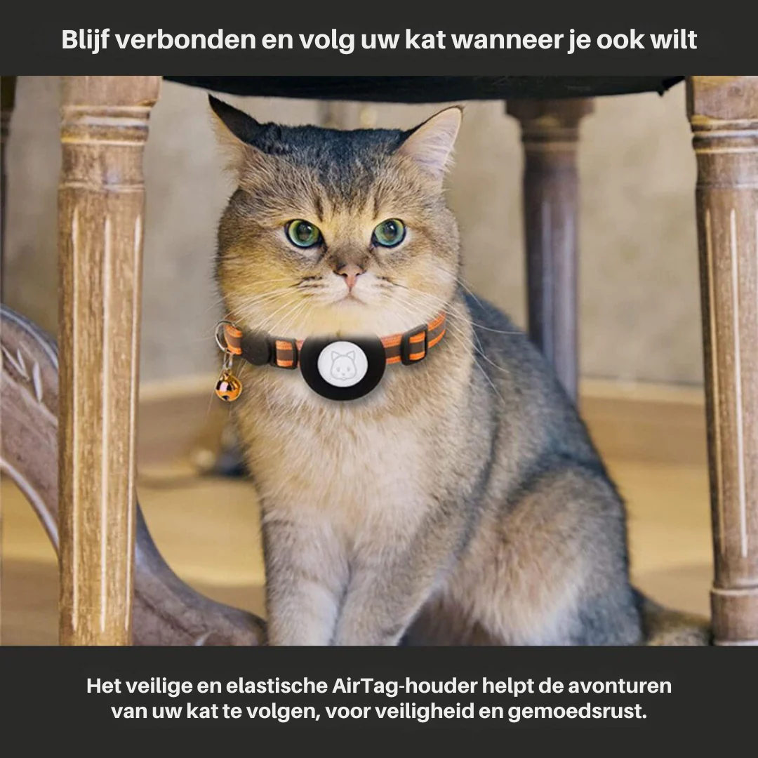 CAT GPS tracker collar with quick release and reflective design for improved night visibility - Image 3