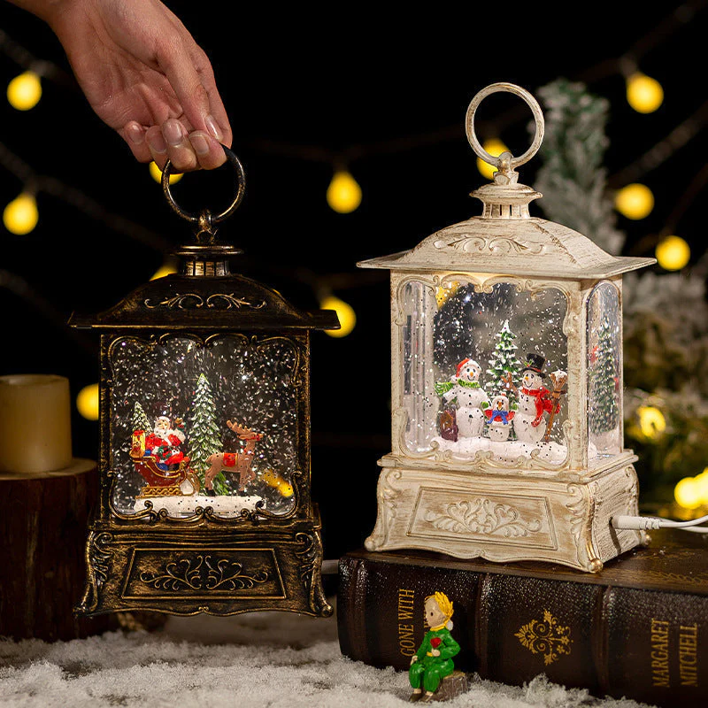 Christmas crystal ball music box decoration - Image 2