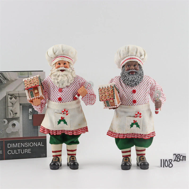 Christmas decoration 28 cm high tabletop window decoration of Santa Claus