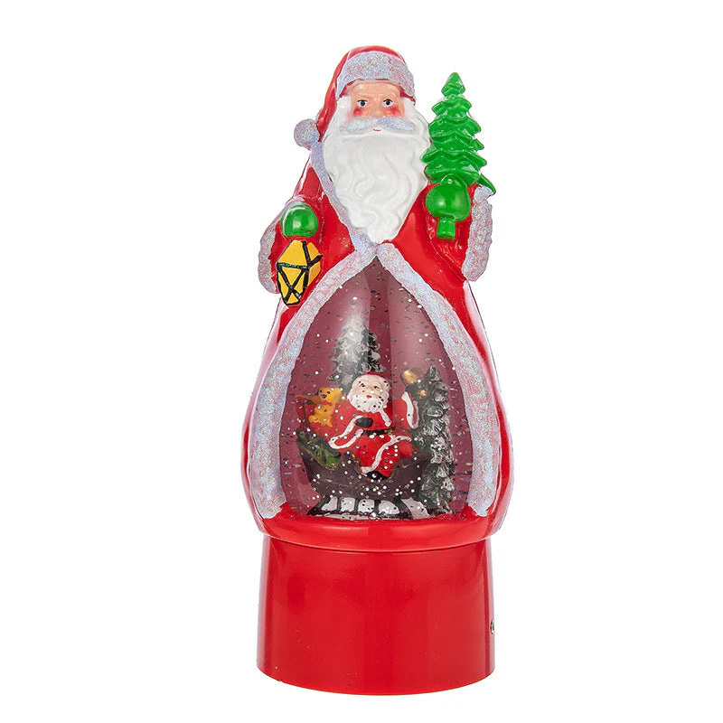 Christmas Decoration Old Man Snowman Music Box Desk Mood Light - Image 6