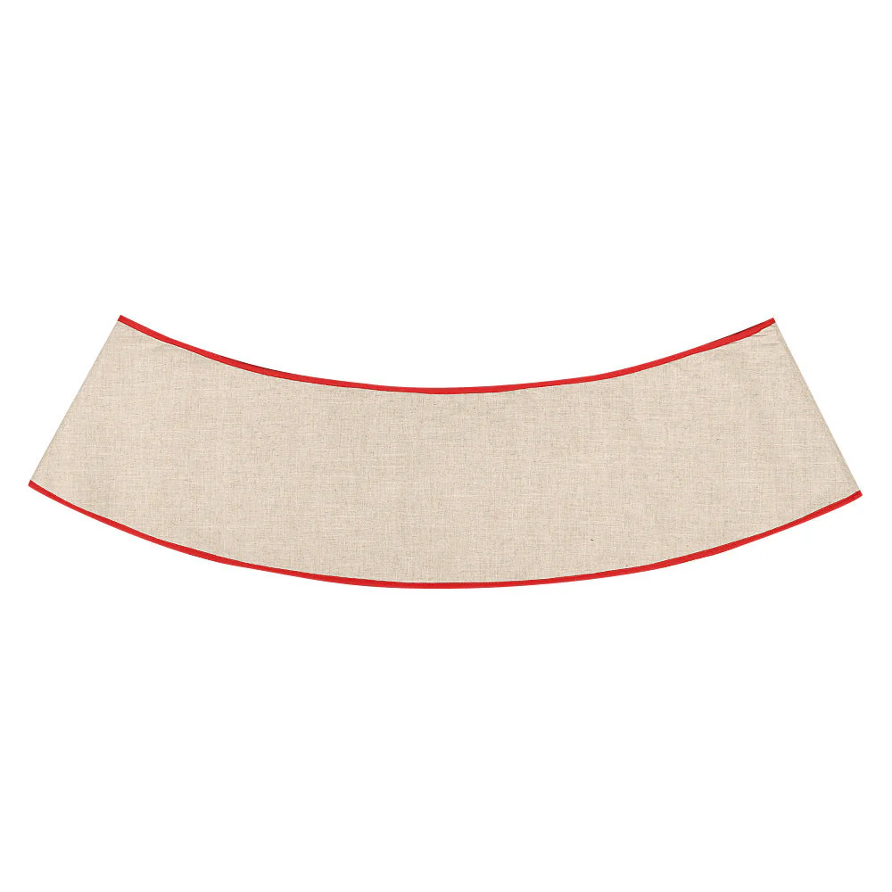 Christmas Elk Tree Skirt Wooden Foldable Decoration - Image 5