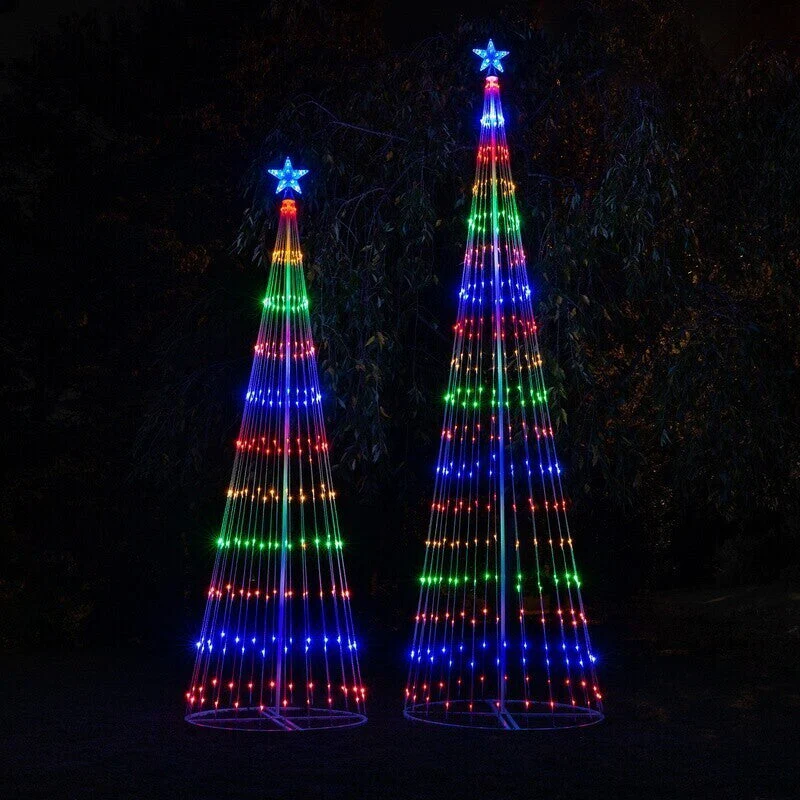 Christmas – Multicolor LED animated outdoor Christmas tree light show - Image 3