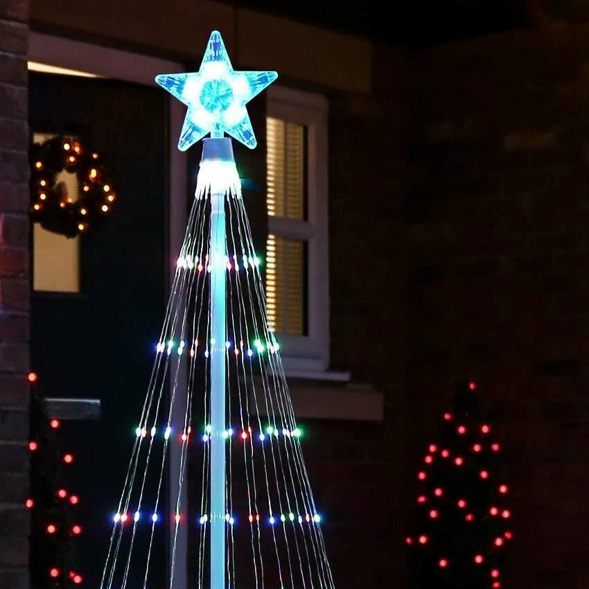 Christmas – Multicolor LED animated outdoor Christmas tree light show - Image 5