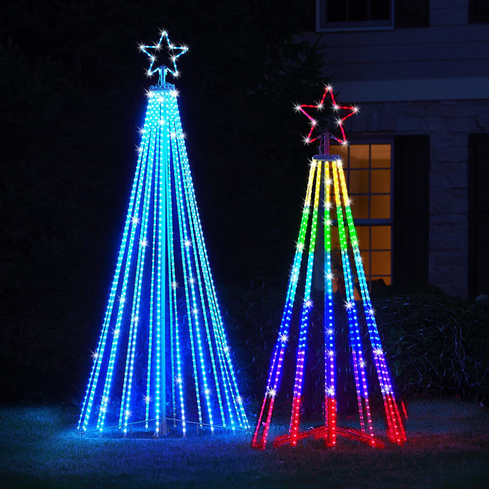 Christmas – Multicolor LED animated outdoor Christmas tree light show - Image 6
