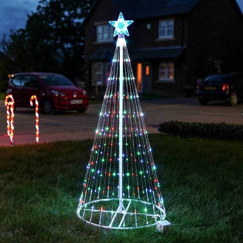 Christmas – Multicolor LED animated outdoor Christmas tree light show - Image 7