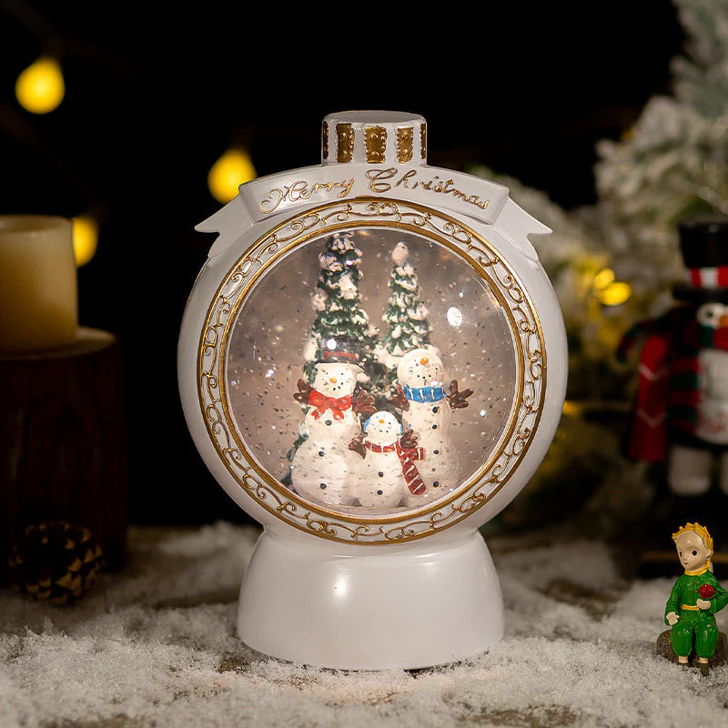 Christmas Ornament Snowflake Ball Automatic Snow Music Box - Image 4