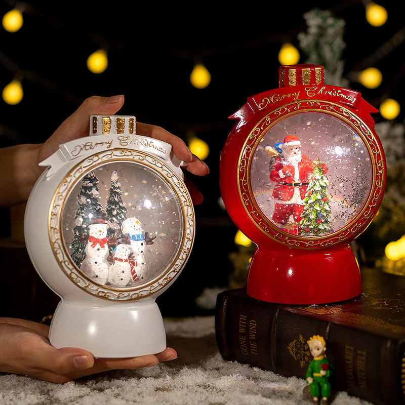 Christmas Ornament Snowflake Ball Automatic Snow Music Box - Image 5