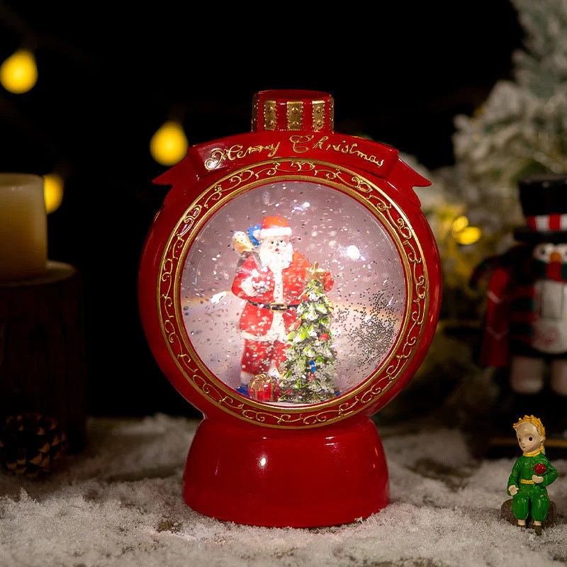 Christmas Ornament Snowflake Ball Automatic Snow Music Box - Image 7
