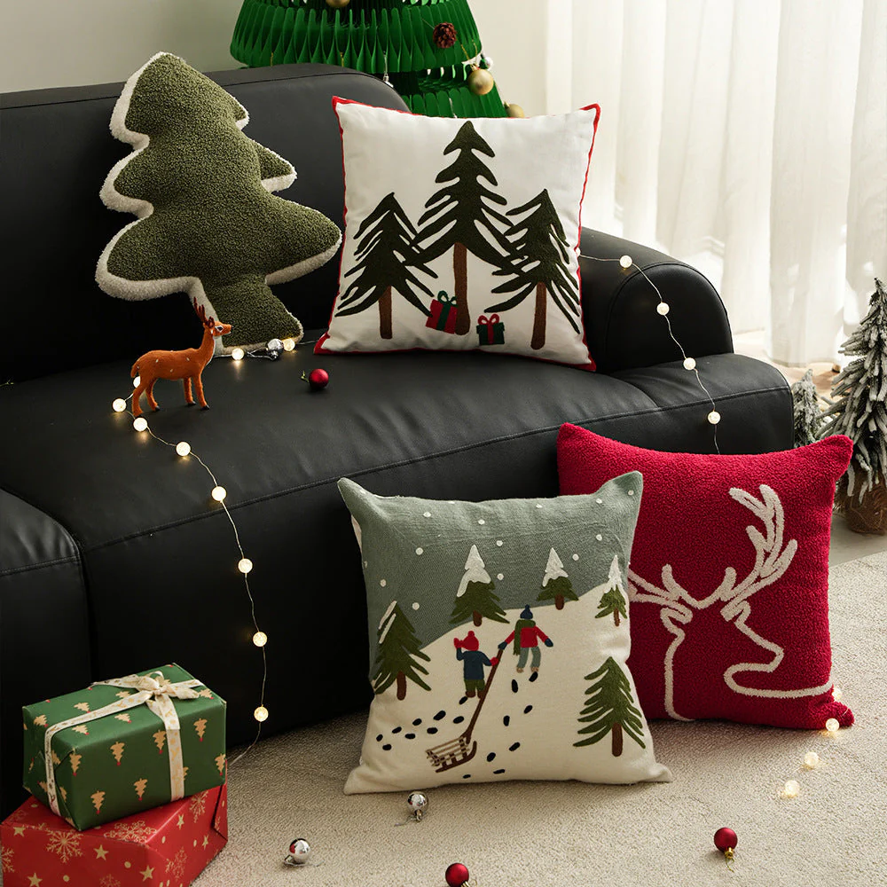 Christmas Party Pillowcase Home Snowflake - Image 2