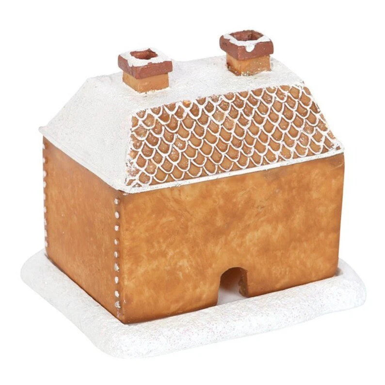 Christmas Snow Top Resin Ginger Cake Cottage Incense Burner - Image 5