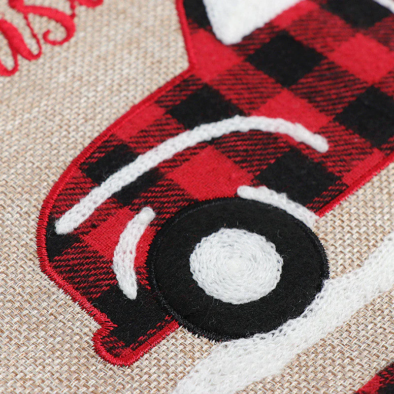 Christmas tree base decoration Tree skirt - Image 4
