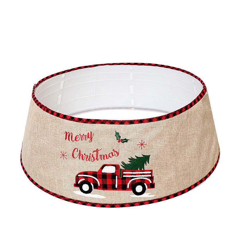 Christmas tree base decoration Tree skirt - Image 5