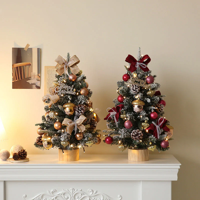 Christmas tree set for the desktop 45 cm window decoration mini ornaments - Image 2