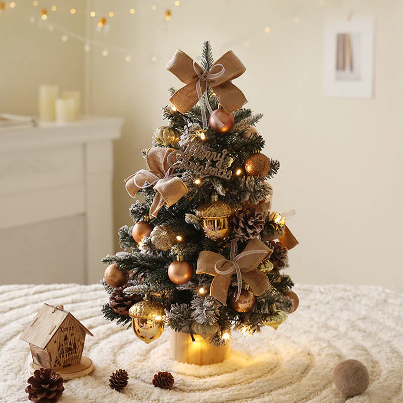 Christmas tree set for the desktop 45 cm window decoration mini ornaments - Image 3