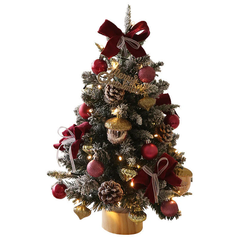 Christmas tree set for the desktop 45 cm window decoration mini ornaments - Image 4