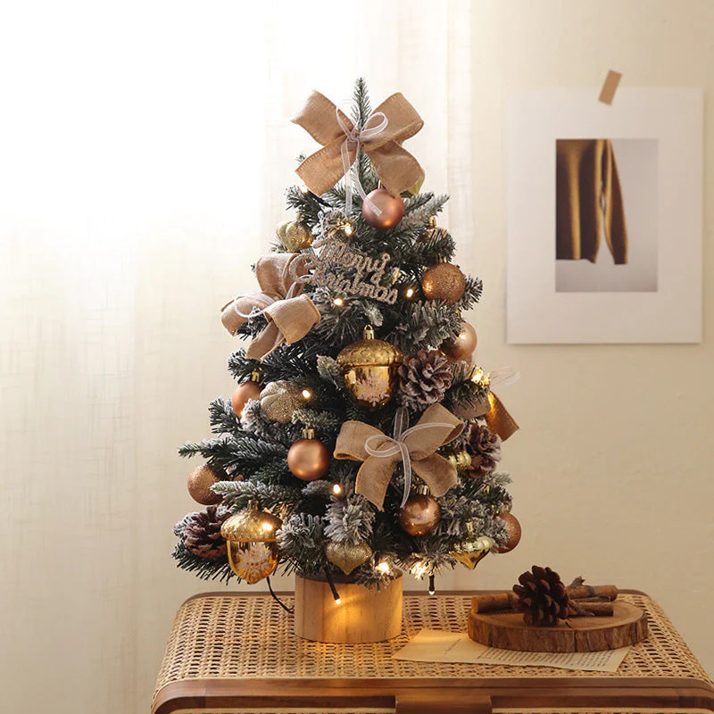 Christmas tree set for the desktop 45 cm window decoration mini ornaments - Image 7
