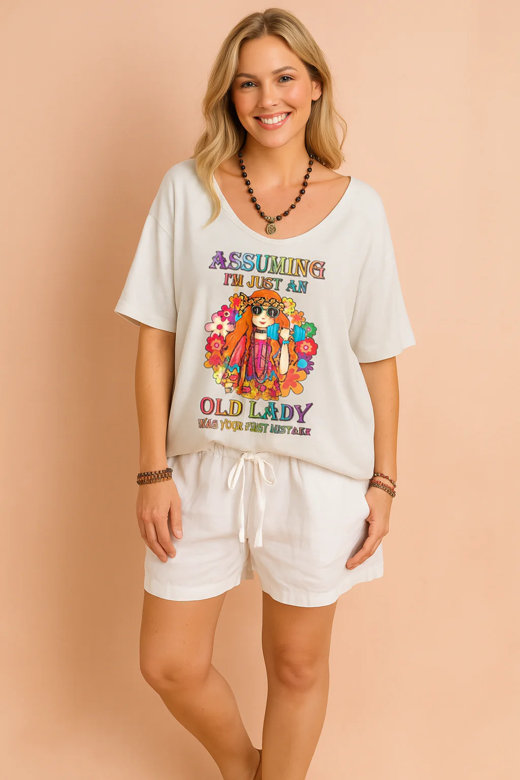 CLARA | T-shirt with a fun print and a loose fit - Image 3