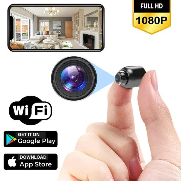 Compact Full HD Surveillance Camera with 160° Wide Angle and Night Vision - Image 3