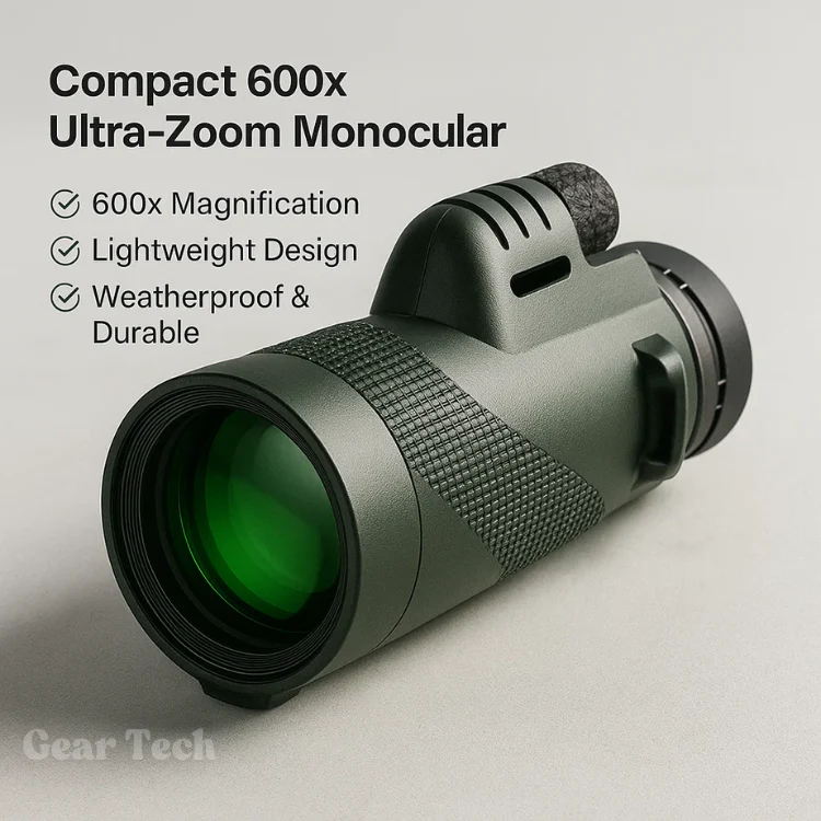Compact monocular with 45x ultra-zoom | HD lens, lightweight and perfect for hiking, birdwatching and sporting events - Image 8
