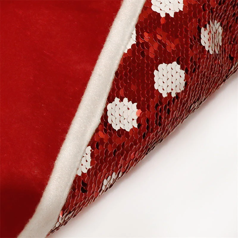 Creative Home Christmas Sequins Tree Skirt - Image 5
