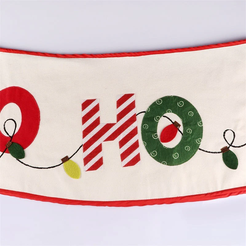 Creative Letters Christmas Tree Skirt Home Decorations - Image 5