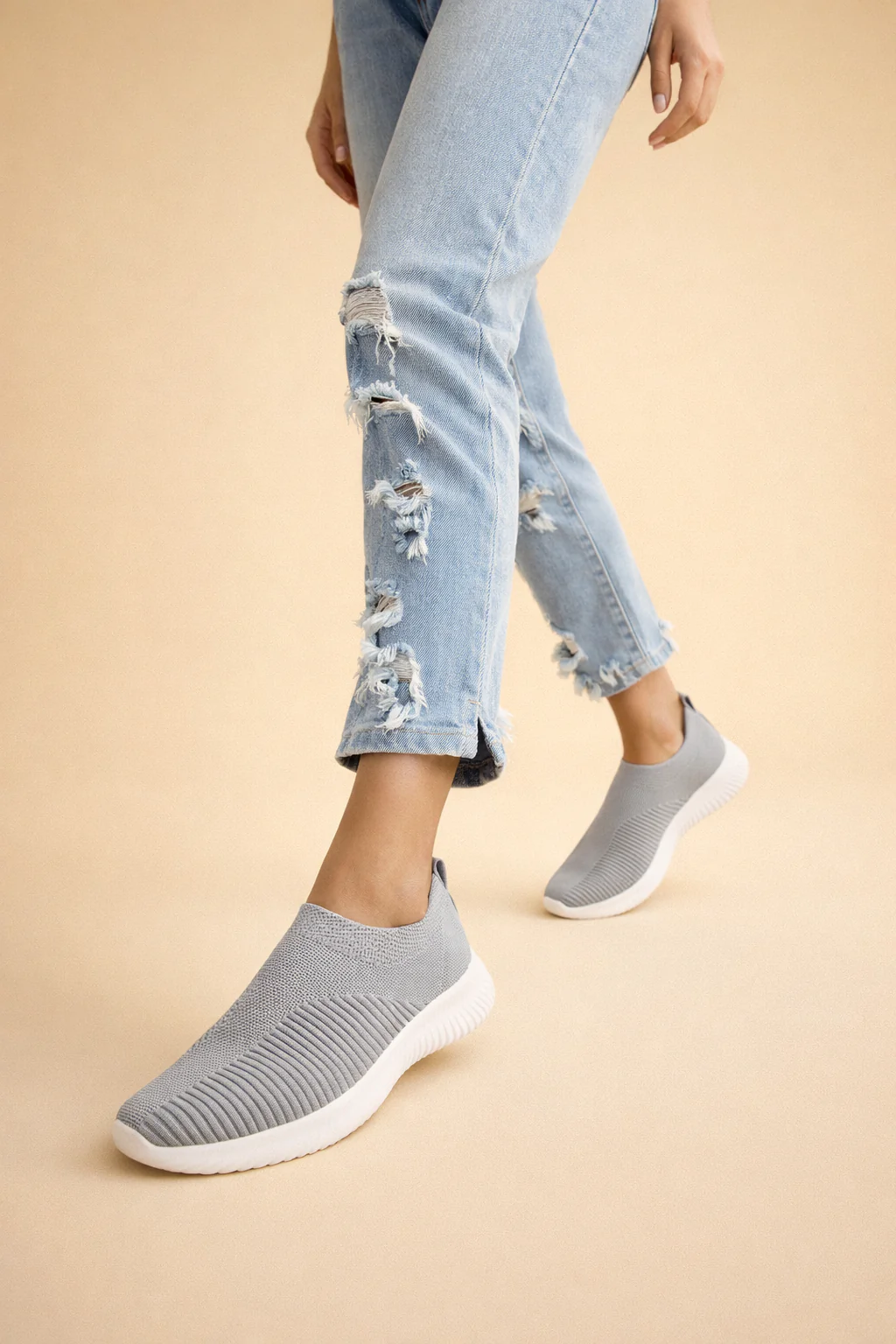 Danuta | Women’s Comfortable Slip-On Sneakers with Breathable All-Day Comfort - Image 2