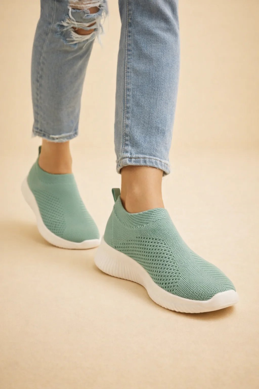 Danuta | Women’s Comfortable Slip-On Sneakers with Breathable All-Day Comfort - Image 5