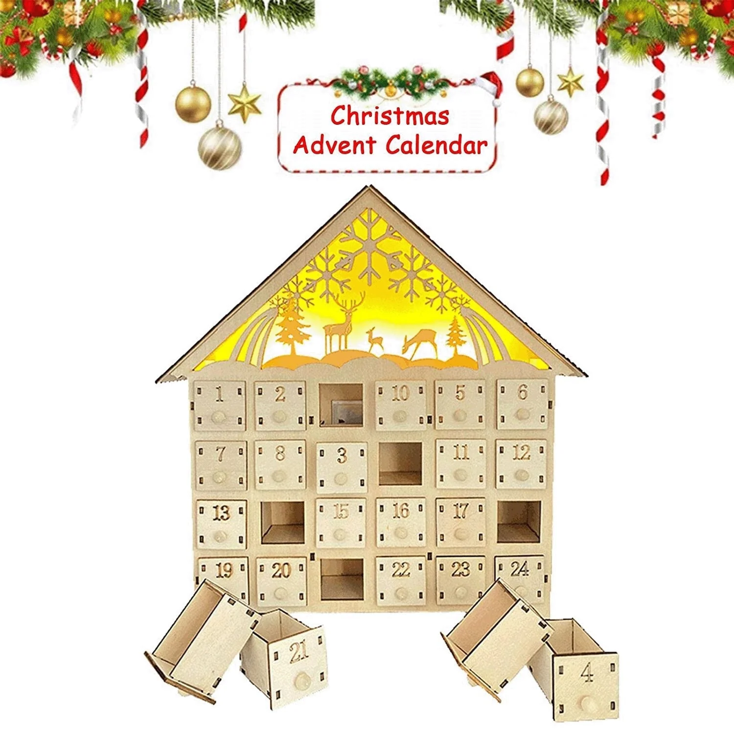 Decorative Creative Wooden Christmas Gifts Handmade Ornaments
