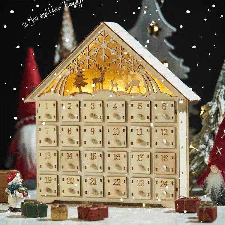 Decorative Creative Wooden Christmas Gifts Handmade Ornaments - Image 5