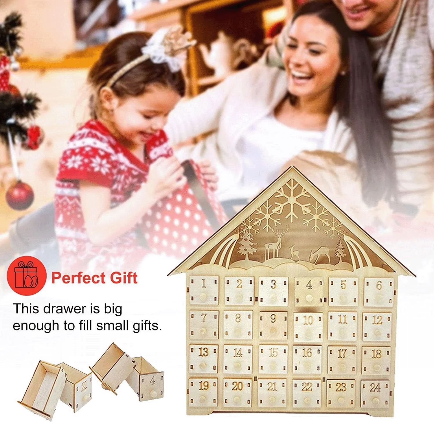 Decorative Creative Wooden Christmas Gifts Handmade Ornaments - Image 6