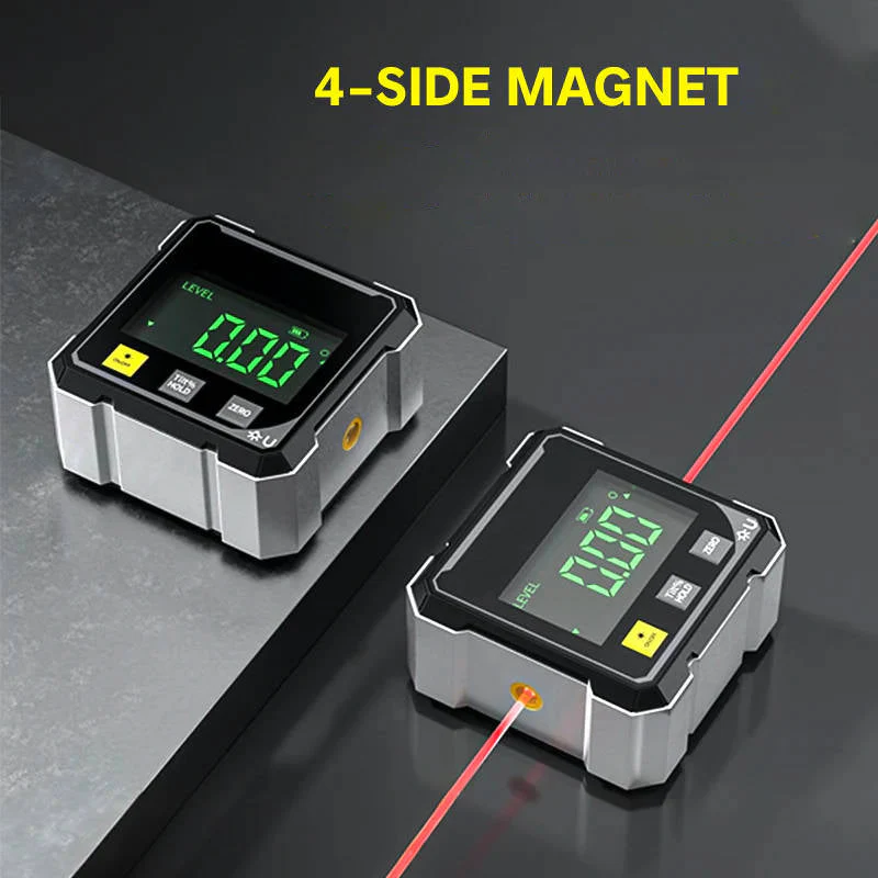 Digital Angle Finder Tool with Laser Level, Magnetic Grip, and USB Rechargeable Battery – Accurate Angle Measuring Tool - Image 5