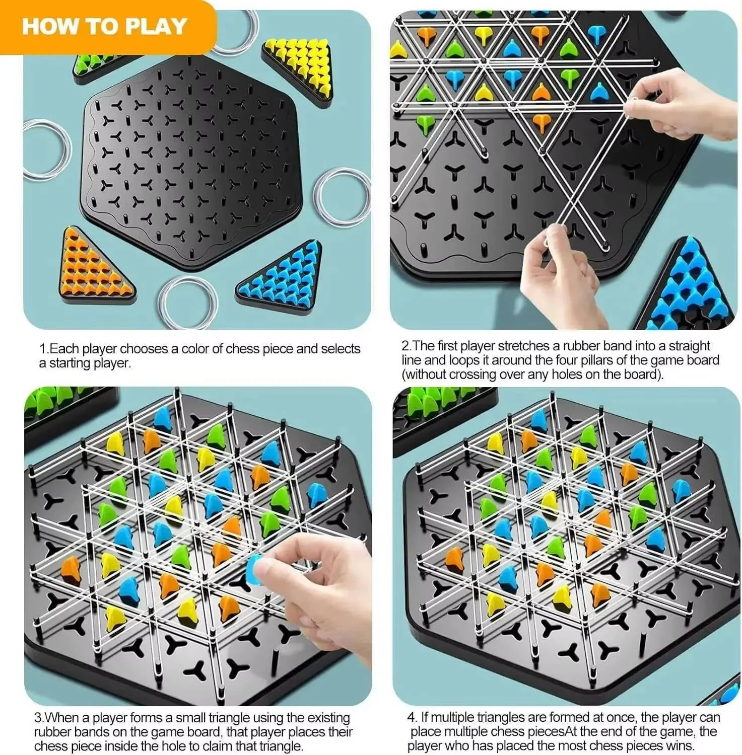 Educational Strategy Board Game for Kids and Family – Interactive Multi-Player Puzzle Game with Portable Design - Image 5