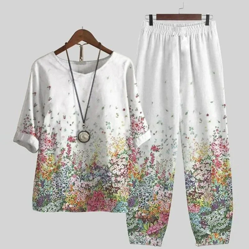 Eliza | Elegant Floral Two-Piece Set - Image 11