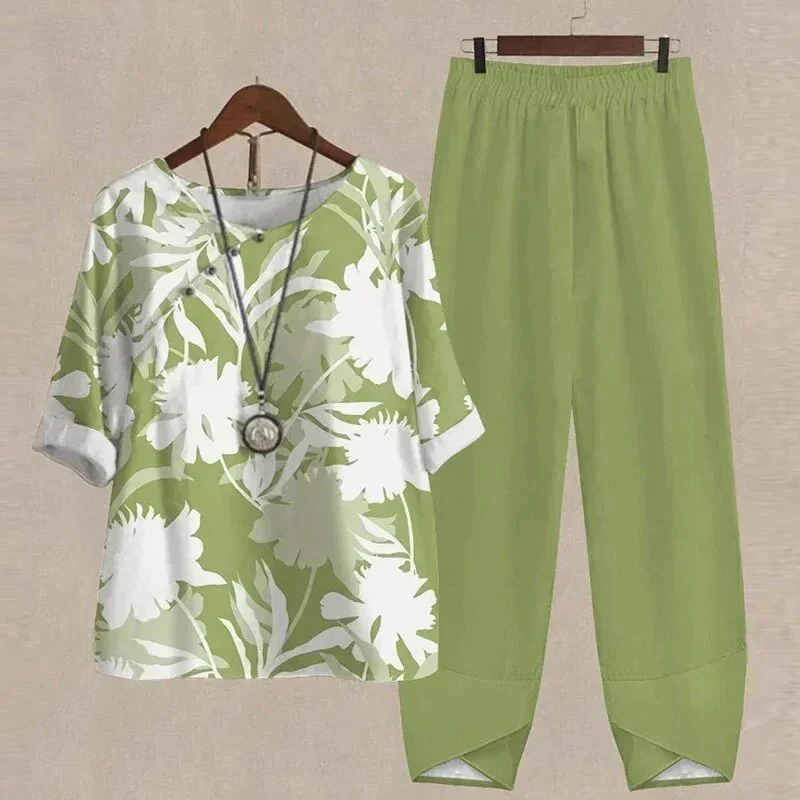 Eliza | Elegant Floral Two-Piece Set - Image 4