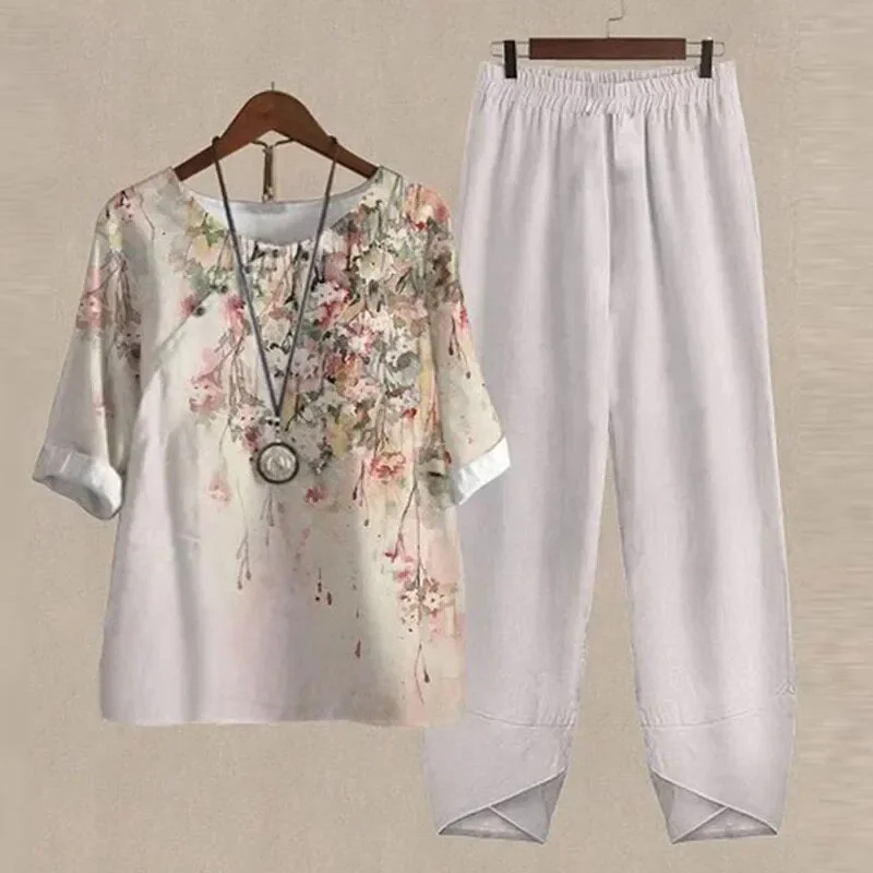 Eliza | Elegant Floral Two-Piece Set - Image 9