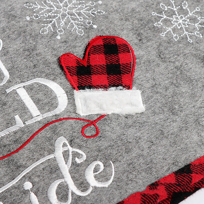 Fashionable, simple Christmas tree decorative apron - Image 4