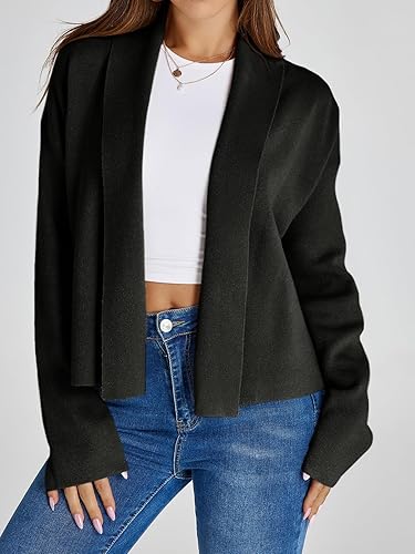 FAYE |  Autumn Cardigan with Shawl Collar - Image 2