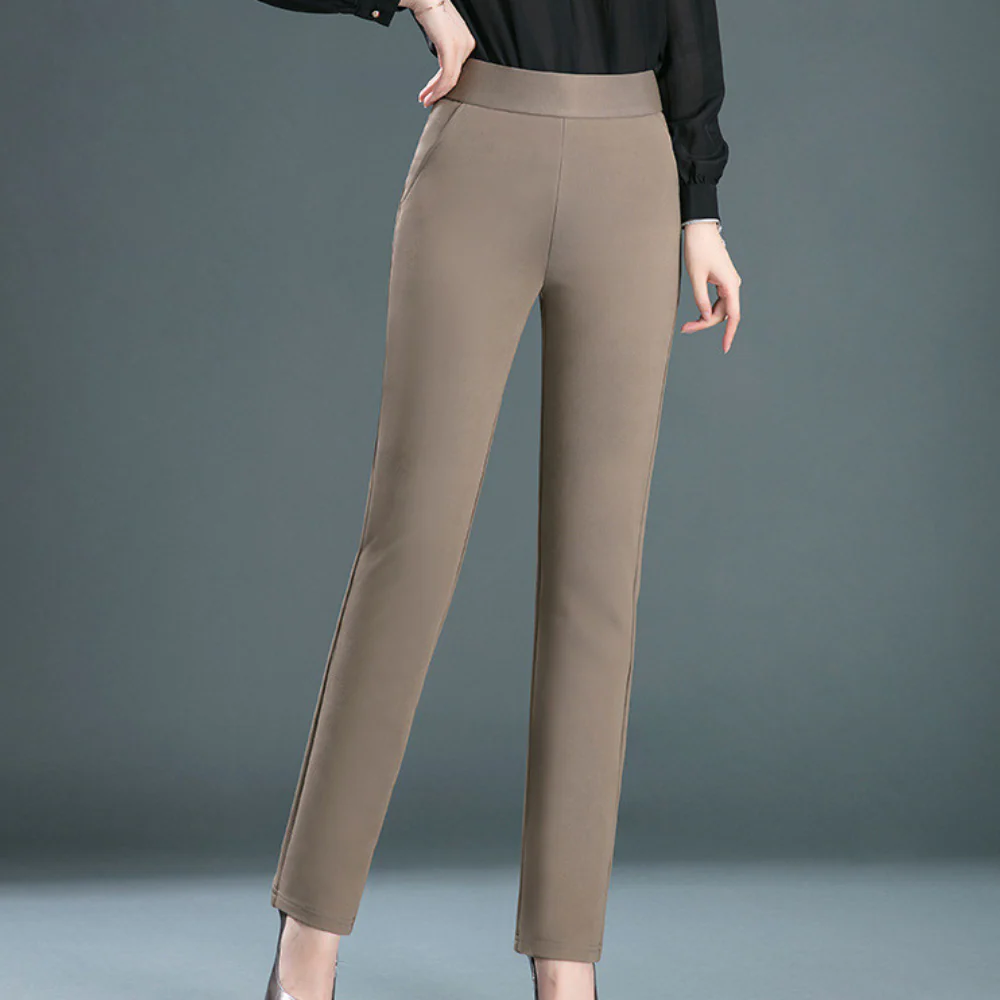 Hannah | Stylish Straight-cut Women's Pants - Image 8
